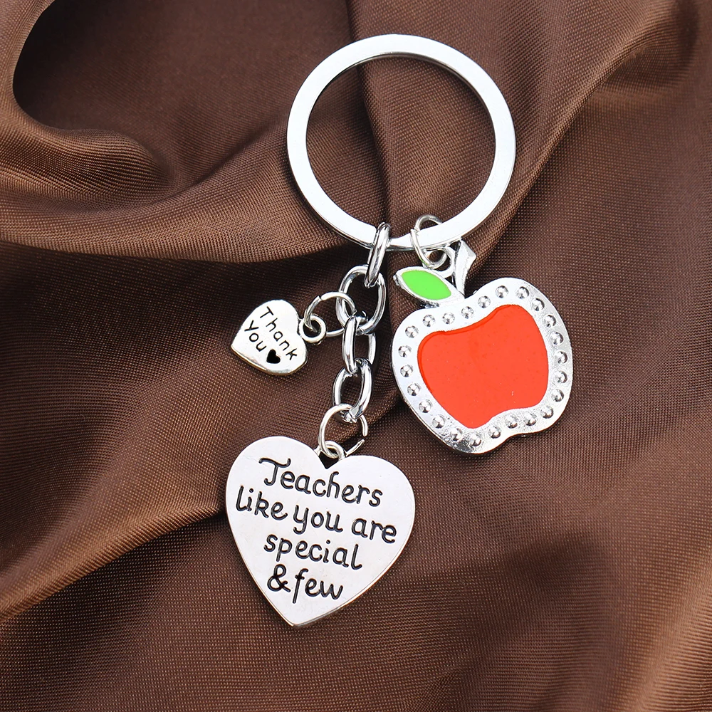 36 шт подарки на день благодарения красное яблоко СПАСИБО сердце Шарм Подвеска Брелоки для таких учителей, как вы особенные и немногие ювелирные изделия для ключей