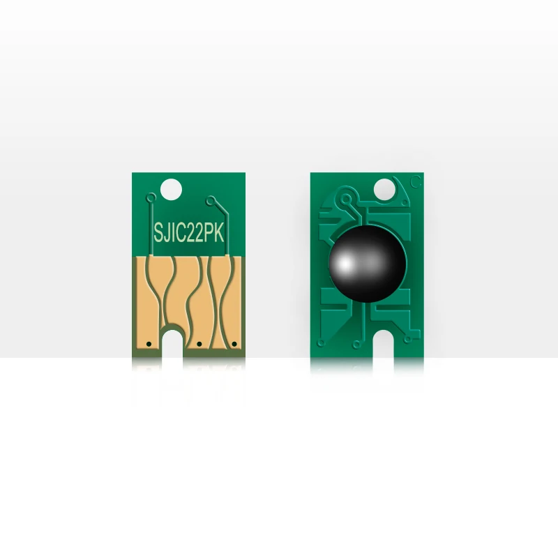 For EPSON SJIC22P Ink Cartridge Chip For Epson ColorWorks C3500 TM-C3500 Label Printer Chips One Time Chip 28ml