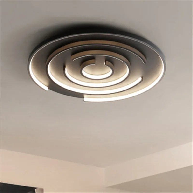 

Nordic Designer Bedroom Light LED Modern Minimalist Study Diner Room Lighting Creative Ring Personality Art Living Room Light