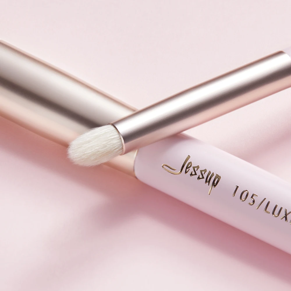 Jessup – ensemble de pinceaux de maquillage professionnels, 15 pièces, pour fond de teint, poudre, fard à paupières, mélangeur, blush