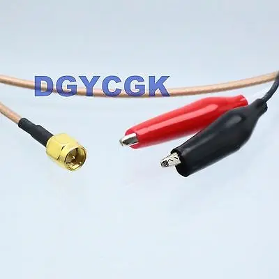DHL/EMS 10 комплектов SMA штекер для тестирования крокодил РЧ коаксиальный RG316 6 футов свинцовый кабель porbe красный черный-h2