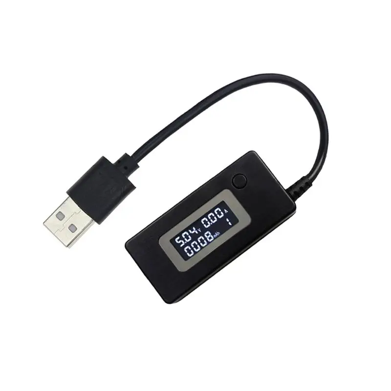 

19999mAh USB LCD Charger Power Voltage Normal Tester Digital Current Display USB Resistor DC Electronic Load With Switch Current