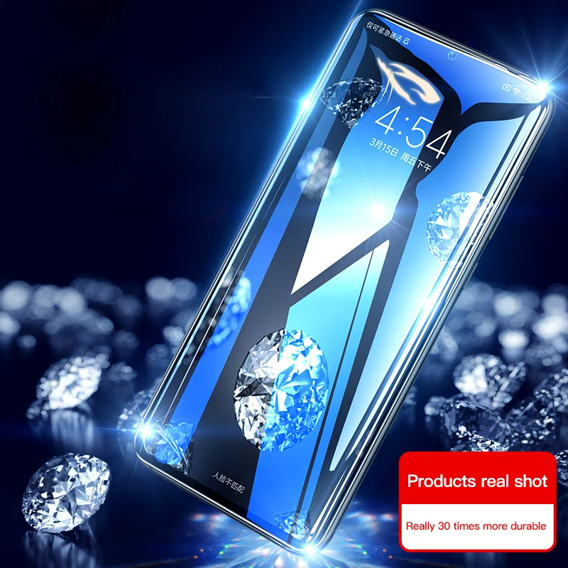 

Full Cover Screen Protector Tempered Glass For Xiaomi Mi 9 8 6 SE Lite Pocophone F1 Protective Film For Redmi Note 5 6 7 Pro