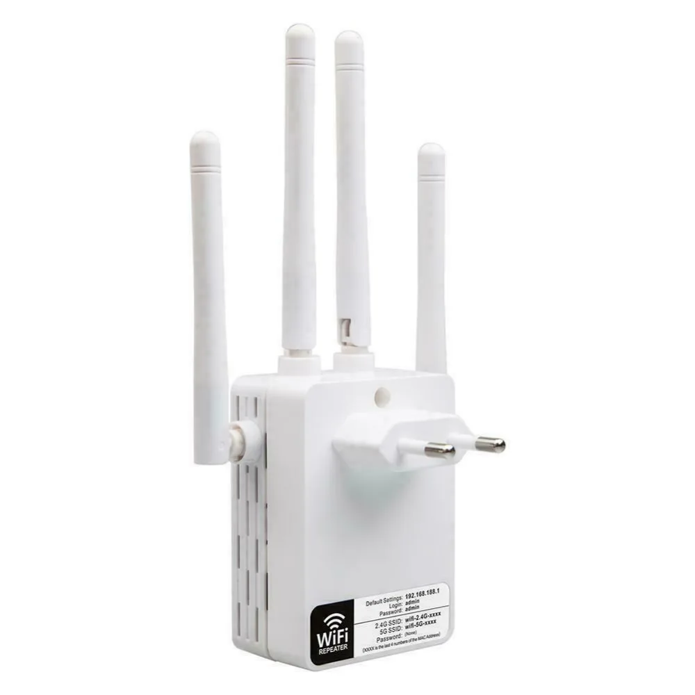 AC1200 wifi ретранслятор, 2,4G и 5G 1200 Мбит/с маршрутизатор беспроводной расширитель диапазона