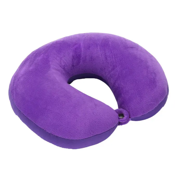 U Shaped Travel Pillow Particles Neck Car Plane Pillows Soft Cushion Home Outdoor Textile JAN88