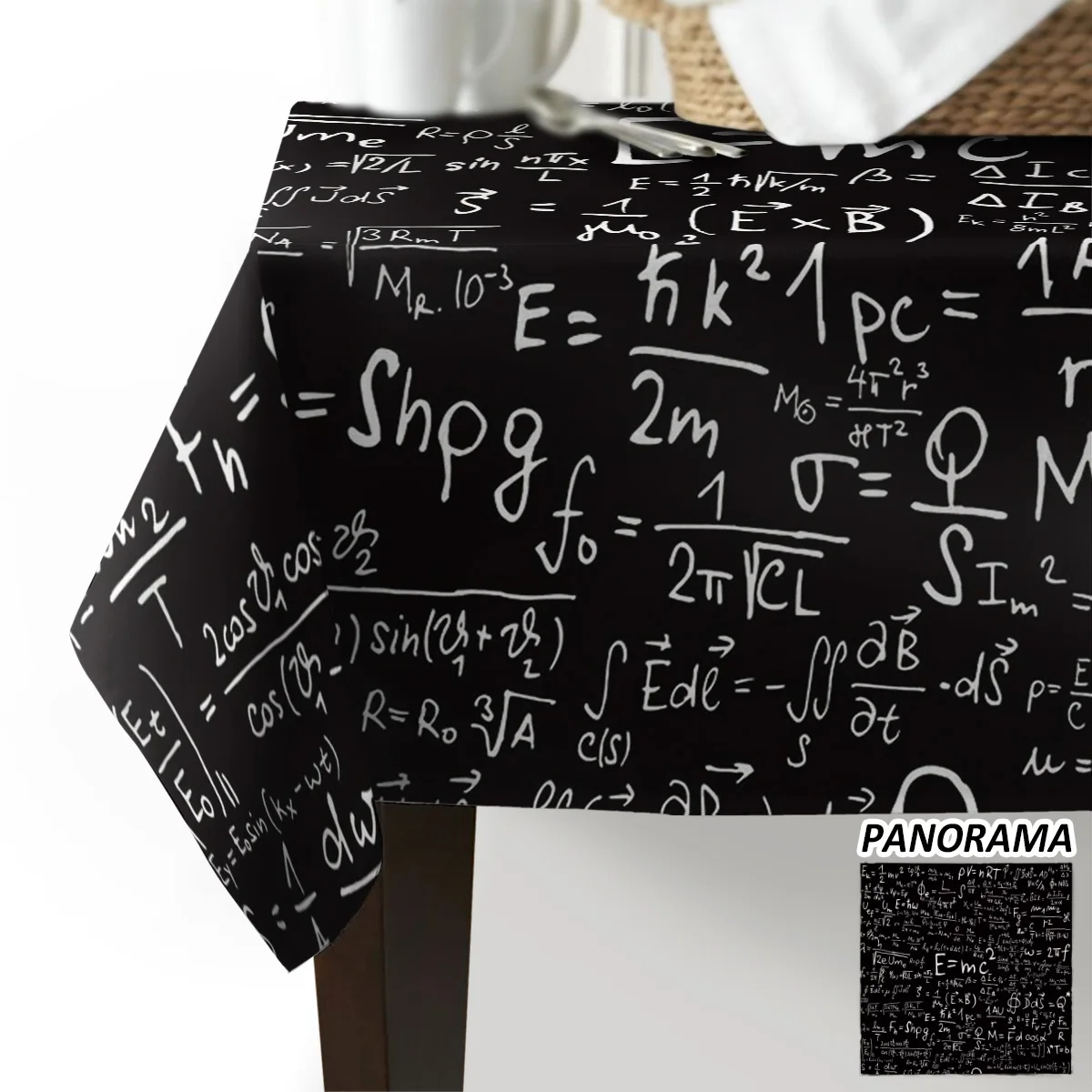 Классная доска с номером Снежная формула E = Mc^ 2 скатерть, украшение, элегантная Домашняя мужская скатерть, винтажная скатерть для столовой