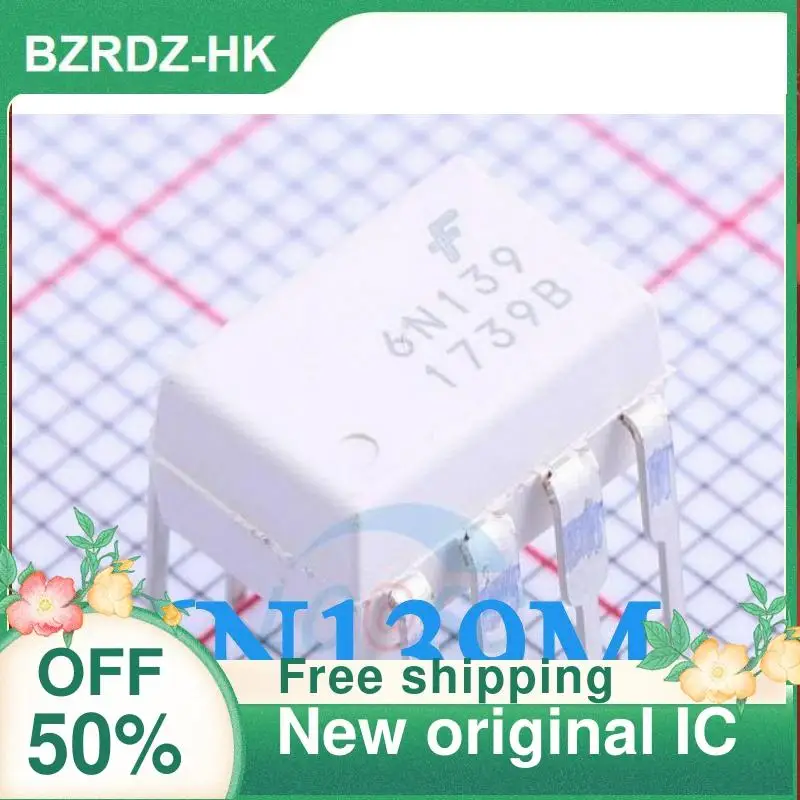 

10 шт. 6N139M 6N139 DIP-8 новый оригинальный IC