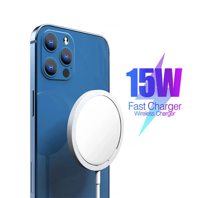 Magnetic Wireless Charging For iPhone 12 Pro Max Mini 15W Fast Charger For iPhone 11 XS X Wireless Charger For Huawei Xiaomi Qi