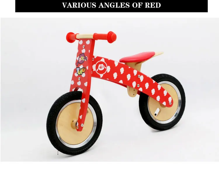 wooden bike without pedals