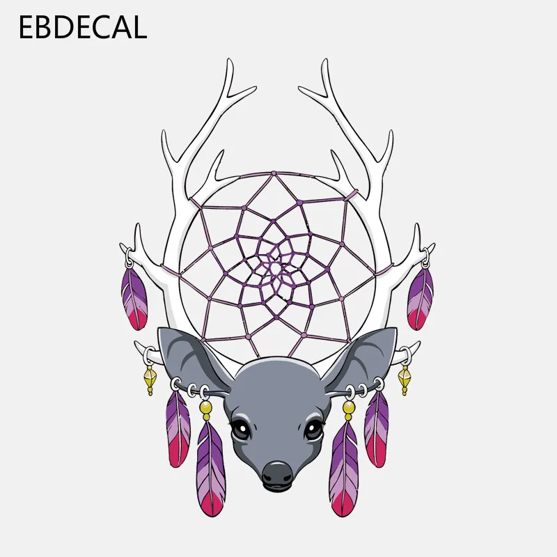 Ebdeckle индивидуальные рога Ловец снов для Авто/бампер/окно/настенные наклейки DIY