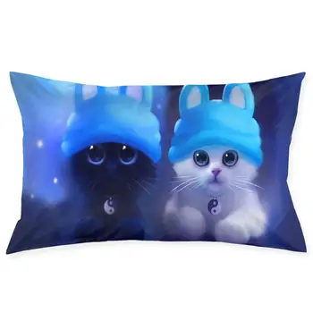 

Cool cat Fashionable pillowcase and rectangular decorative pillowcase 20 "x30"