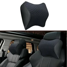 1 шт. Черный Автомобильный подголовник подушка высокого качества с эффектом памяти подушка для шеи Подушка для подголовника