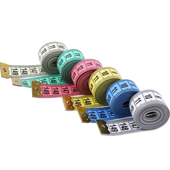 LMDZ 150 CM/6 PCS Body Measuring Ruler Tailor Tape Measure  Durable Soft Sewing Ruler for Quilting Sewing and Fabric Cutting 1