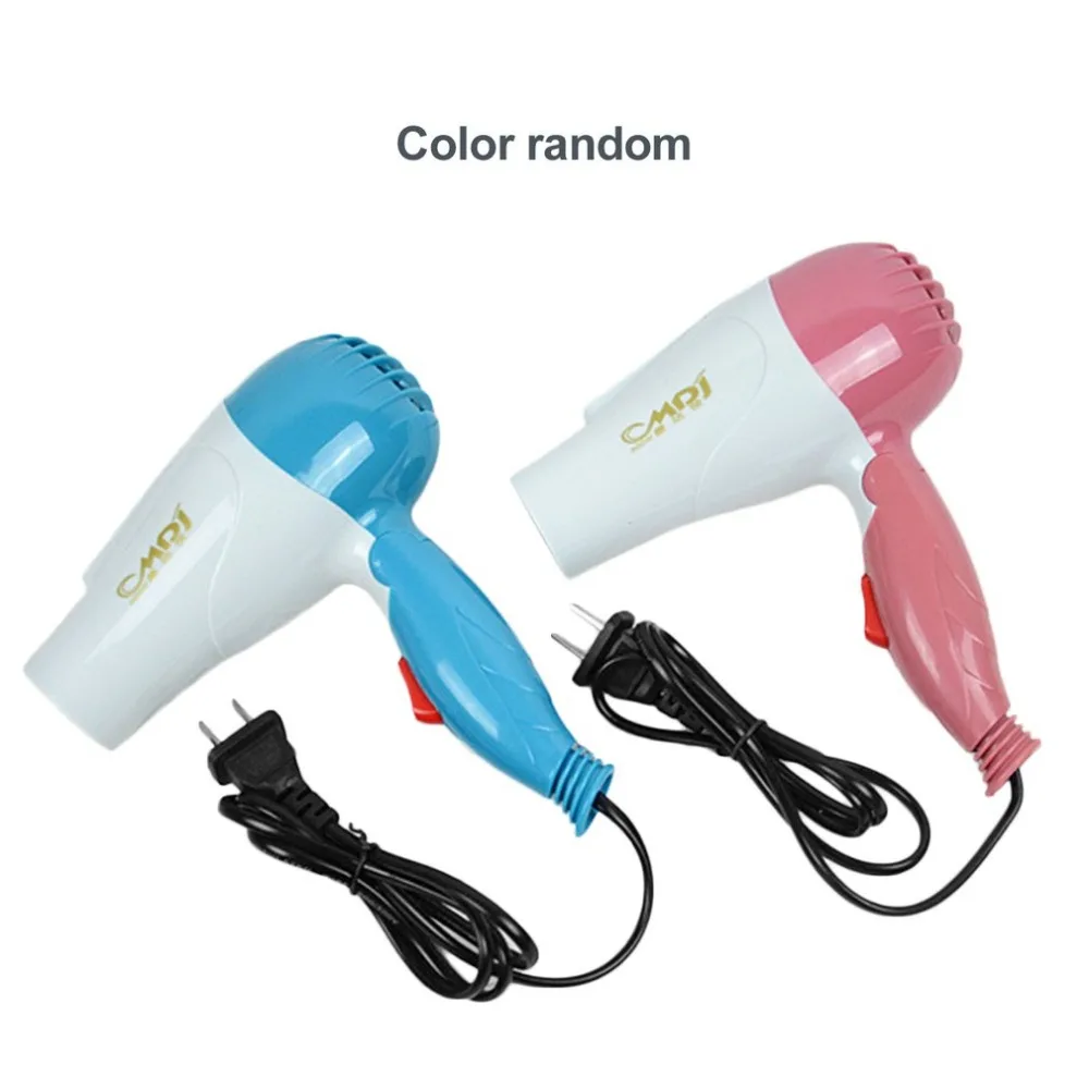 Foldable Hair Dryer High Airflow Fast Drying Low Noise Mini Portable Household US Plug Styling Supplies | Бытовая техника