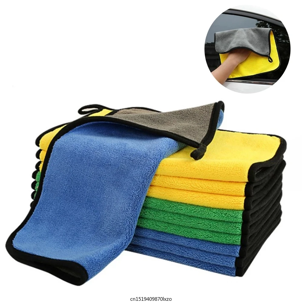 3PCS 30X40CM Multipurpose Microfiber Cleaning Cloths Towel for Household Car  Washing Drying Detailing 600GSM Car Polishing Towel - AliExpress