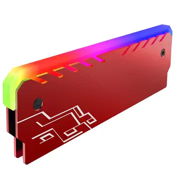 

Memory Cooling Vest for Jonsbo NC-1 RGB Light Color-changing Memory RAM Radiator CPU Cooler Heat Sink Radiator for Computer