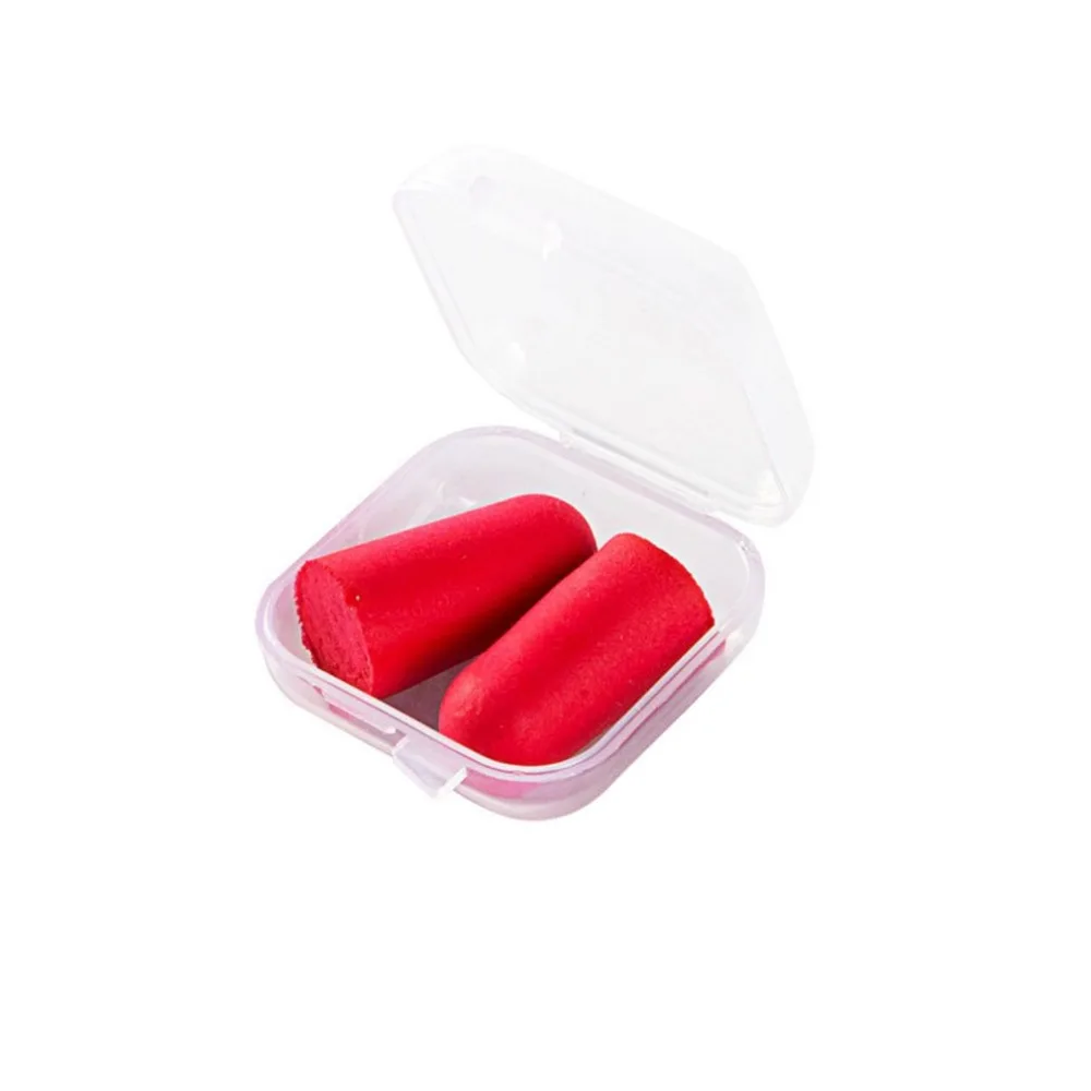 Soft Sponge Ear Plugs Sound Insulation Ear Protection Earplugs Noise Reduction Sleeping Plugs with Storage Box