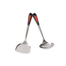 Напрямую от производителя продажи Магнитный посуда из нержавеющей стали лопаточка из нержавеющей стали зажимной ручки термостойкая ручка