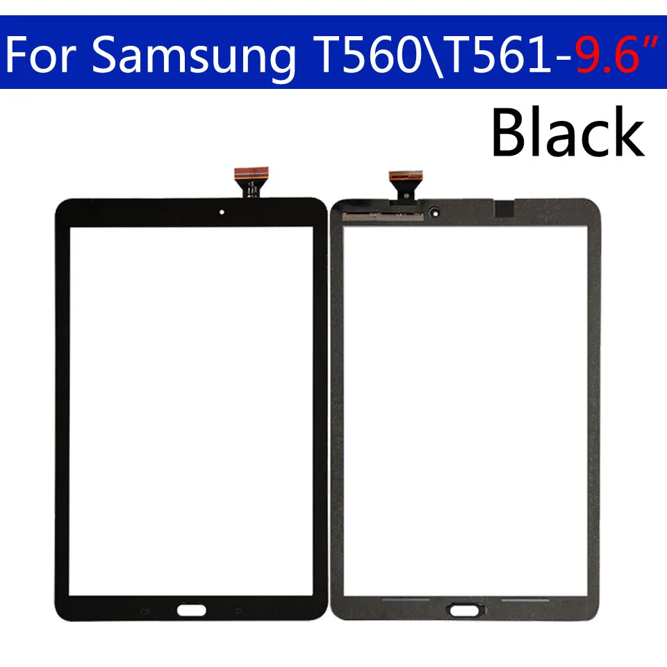 9," для samsung Galaxy Tab E 9,6 SM-T560 SM-T561 T560 T561 сенсорный экран дигитайзер панель Стекло Объектив ЖК-дисплей передний сенсор Замена