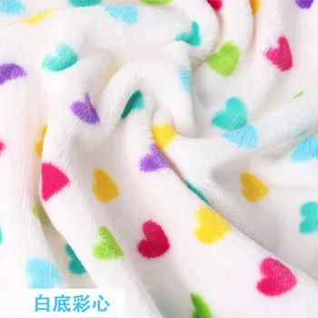 

Double-sided Flannel Farley Velvet Fabric Clothing Baby Blanket Pajamas Sheet of Cloth