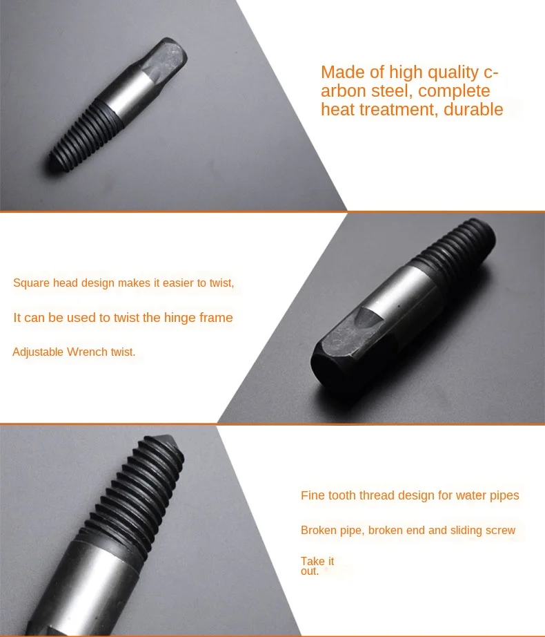 Estrattore Per Tubi Rotti - Kit Riparazione Rubinetti Con Valvola Angolare - Foto 7