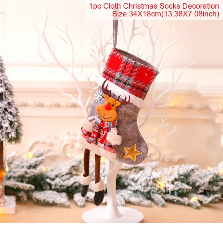 Эльф сапоги Висячие подвесные рождественские украшения для дома Рождественские елочные украшения подарки на год - Цвет: style 27