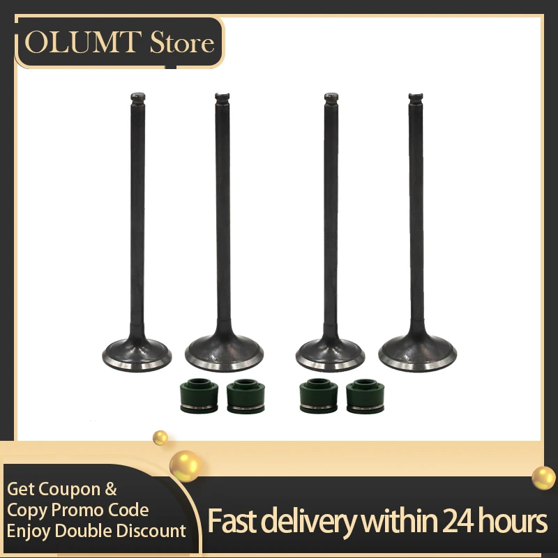 

1/2Pairs Scooter Motorbike Engine Parts Intake Exhaust Valve Stem Kit For SUZUKI DR250 1990 - 1995 AN250 1998 - 2007