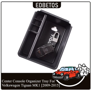 

For Volkswagen Tiguan MK1 2009 2010 2011 2012 2013 2014 2015 Armrest Storage Box Container Tiguan Center Conosle Organizer Tray