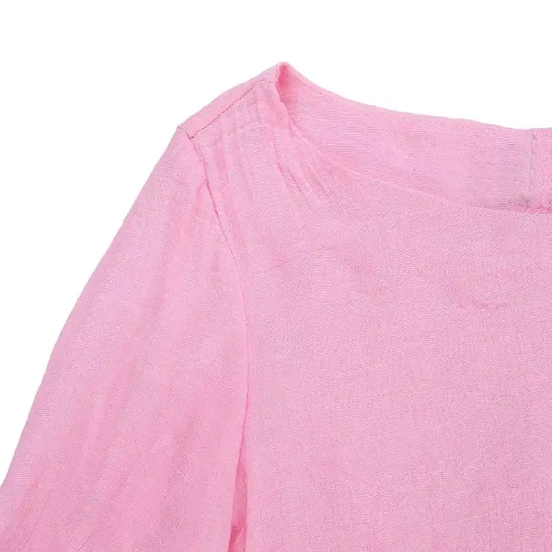 Летнее Повседневное платье макси для женщин, плюс размер, 5XL, сексуальные прозрачные вечерние платья, элегантное платье-рубашка с круглым вырезом, модное свободное платье с рукавом до локтя