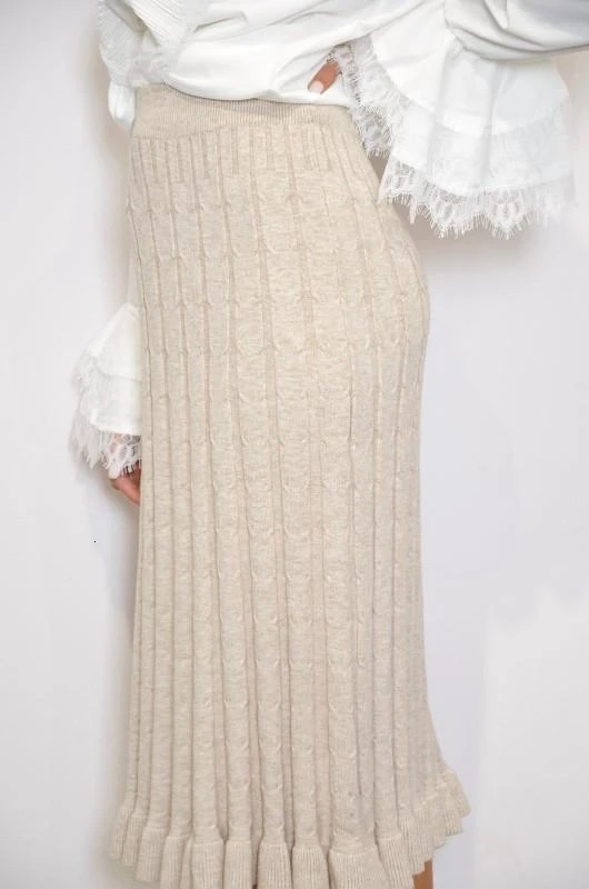 GREYMODA FALDA MUJER PUNTO OCHOS