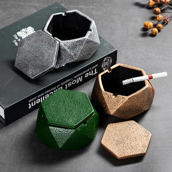 

JINSERTA Car Polygonal Ashtray Creative Personality Trend Ashtray Modern Minimalist Living Room Home Office Desk