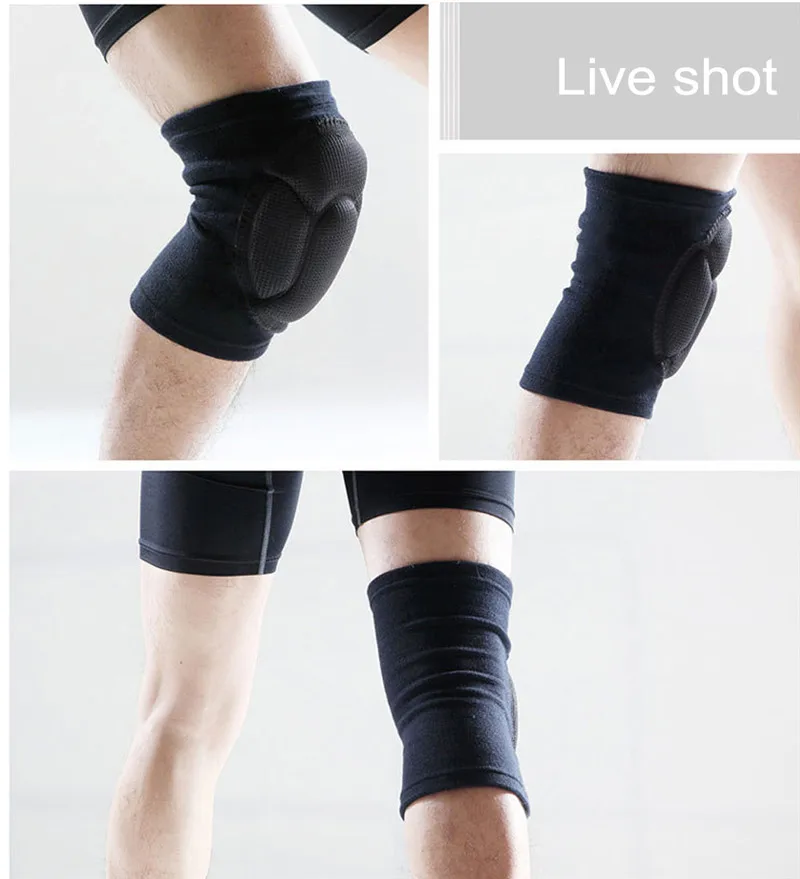 Sports Kneepad 2pcs/Set Elastic Knee Support Brace