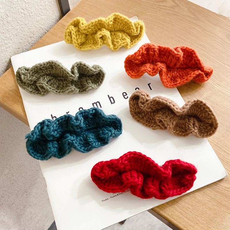 

[Xwen] 2020 New Wool Cute Hairpin Back Head Girl 2020 New Clip Headdress Female Side Clip Fashion Hair Accessories OH2215