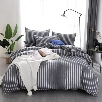 

2019 High Quality Printing 3/4pcs Winter Bedding Set Duvet Cover Bed Flat Sheet Pillowcase Bedroom Supplies Dropshipping