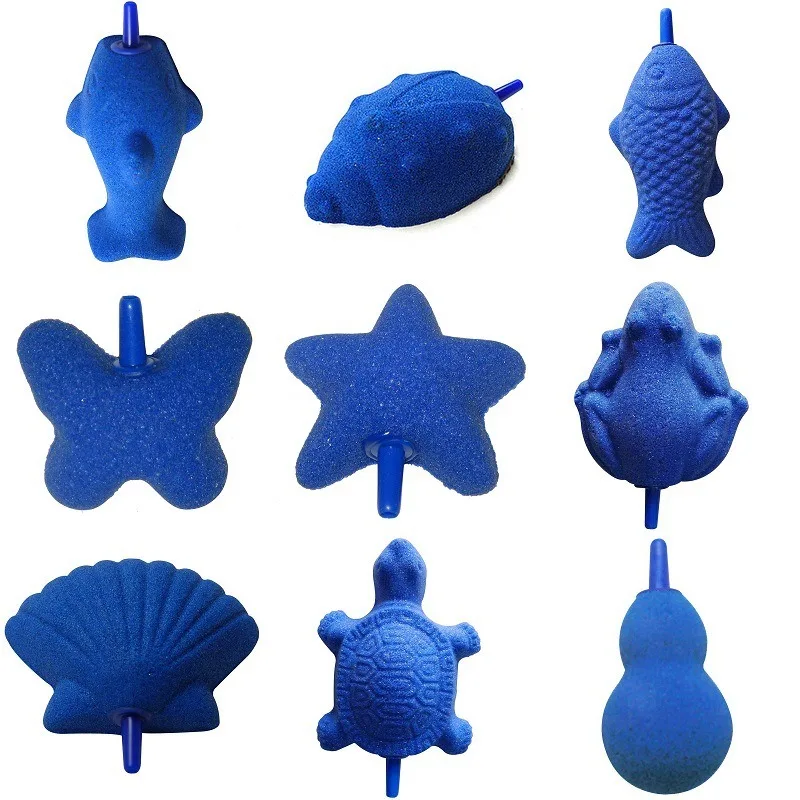 

2PCS Aquarium Sir Stone Cute Shape Aquarium Aeration Bubble Stone Butterfly Tortoise Dolphin Shape Air Stone