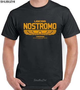 

Nostromo - Retro Alien Movie - Mens Sci-Fi T-Shirt Aliens Film men cotton t-shirts summer brand tshirt euro size sbz3329