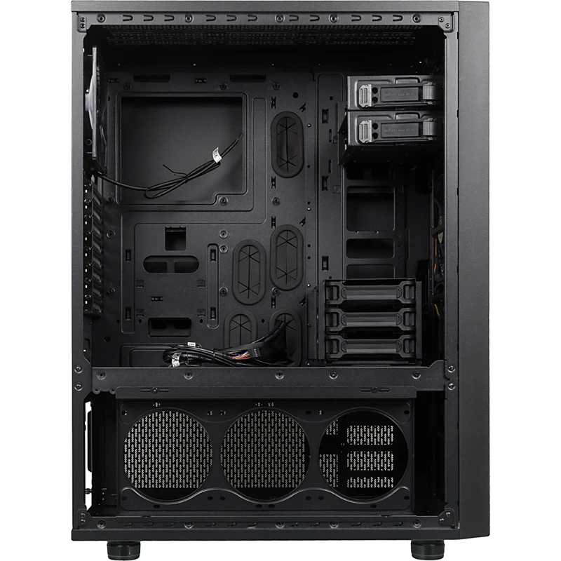 Корпус Thermaltake Core X71 TG черный без БП ATX 2xUSB2.0 2xUSB3.0 audio bott PSU