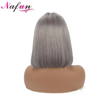 

Straight Lace Front Human Hair Wigs Brazilian Hair Wigs 1B/Gray 13x4 Lace Front Bob Wigs Remy 150% Density Wholesale Wigs