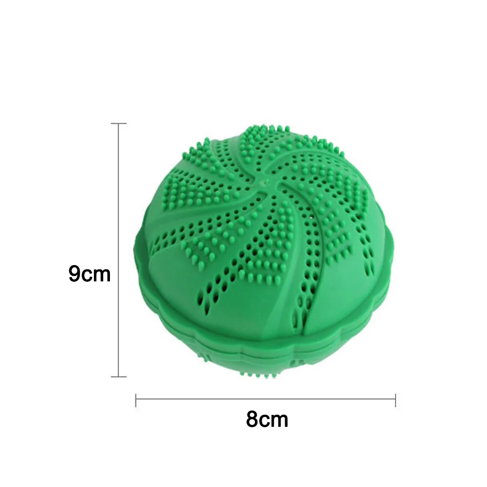 Eco Friendly Silicone Anti Wrap Clean Anion Molecules Washing Ball Clothes Soften Magic Charcoal Laundry