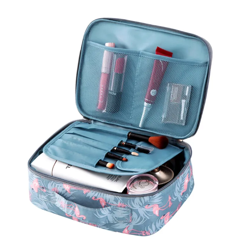 Large Storage Bag Reclosable Portable Slider Pink Ziplock Bags Travel Cosmetic Organizer Pockets Phone Charger Baggies OO50SN | Дом и сад
