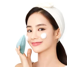 Натуральная древесная масса губка целлюлоза компресс губка для мытья Губка Уход за лицом средство для снятия макияжа Инструменты