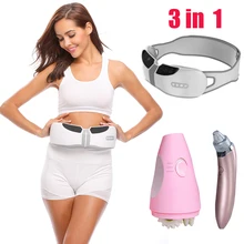 LASTEK Laser Treatment Instrument Loss Weight Body Shaper Slimming Belt + Face Roller Massager + Blackhead/Acne/Fat/Dirt Cleaner