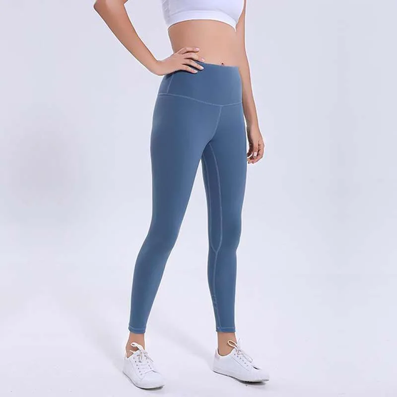 blue leggings Женские спортивные Леггинсы с эффектом пуш-ап, женские леггинсы для фитнеса размера плюс, тренировочные леггинсы, спортивные Леггинсы, джеггинсы, черные штаны, спортивная одежда - Цвет: blue leggings