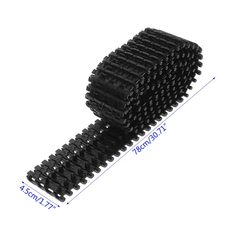 

Caterpillar Chain Track Pedrail Wheel For T100 T400 Tank 1:16 DIY RC Toy K4UE