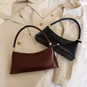

2020 Women Casual Shoulder Messenger Bags PU Leather Vintage PU Leather Handbag Women Casual Zipper Totes Shoulder Bags