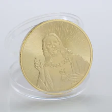 Иисус Тайная вечеря позолоченный Сувенир Монета искусство коллекция коллекционные Рождество