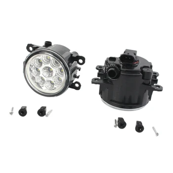 

2Pcs Car Led Round Front Fog Light Drl Daytime Running Lights for Ford Focus 2008-14