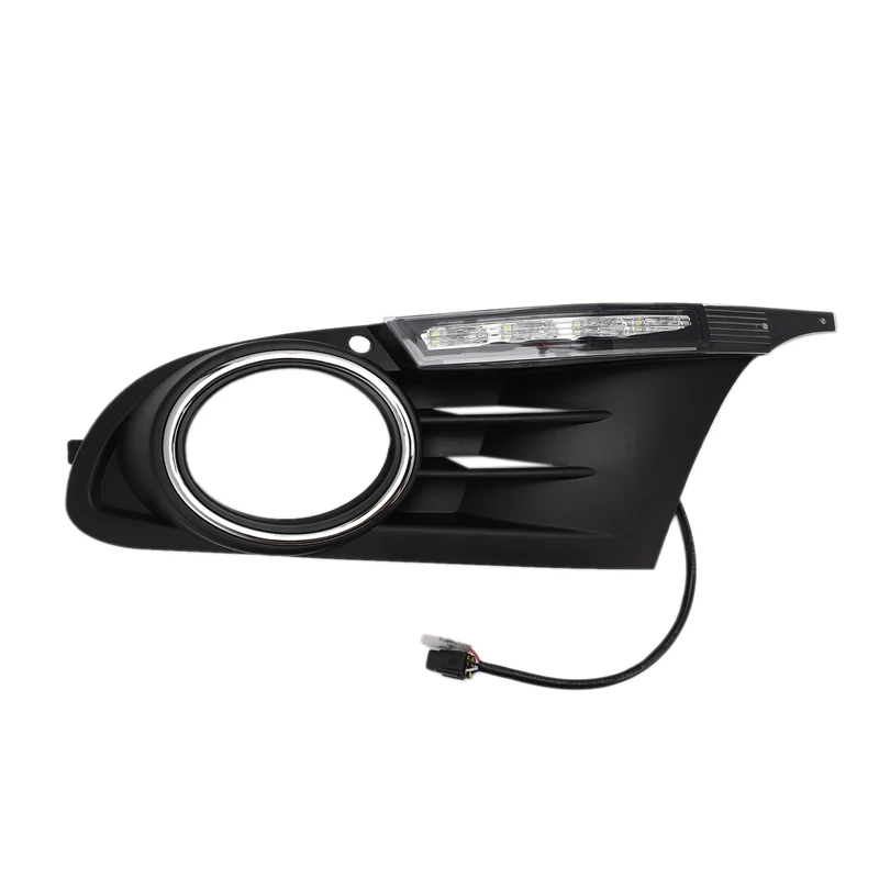 Автомобильный дневной ходовой светильник светодиодный индикатор светильник DRL бампер передняя противотуманная фара для Golf 6 Golf 6 MK6 09-13