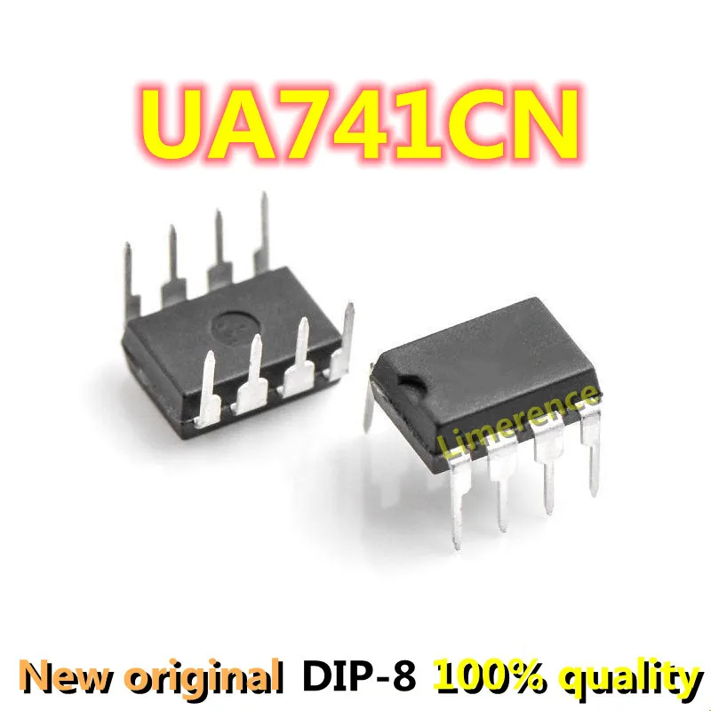 20 шт. DIP IC 8pin UA741CN UA741CP UA741 OP Amp LM741 741 TI оригинальный DIP-8 Поддержка переработки всех