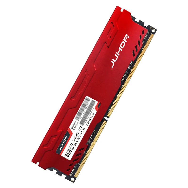Novo do Dimm Ddr3 da Memória de 1600mhz Ram da Memória de Juhor 8gb com Dissipador de Calor Memoria Ram Ddr3 1333mhz 1866mhzdesktop - Imagem 4